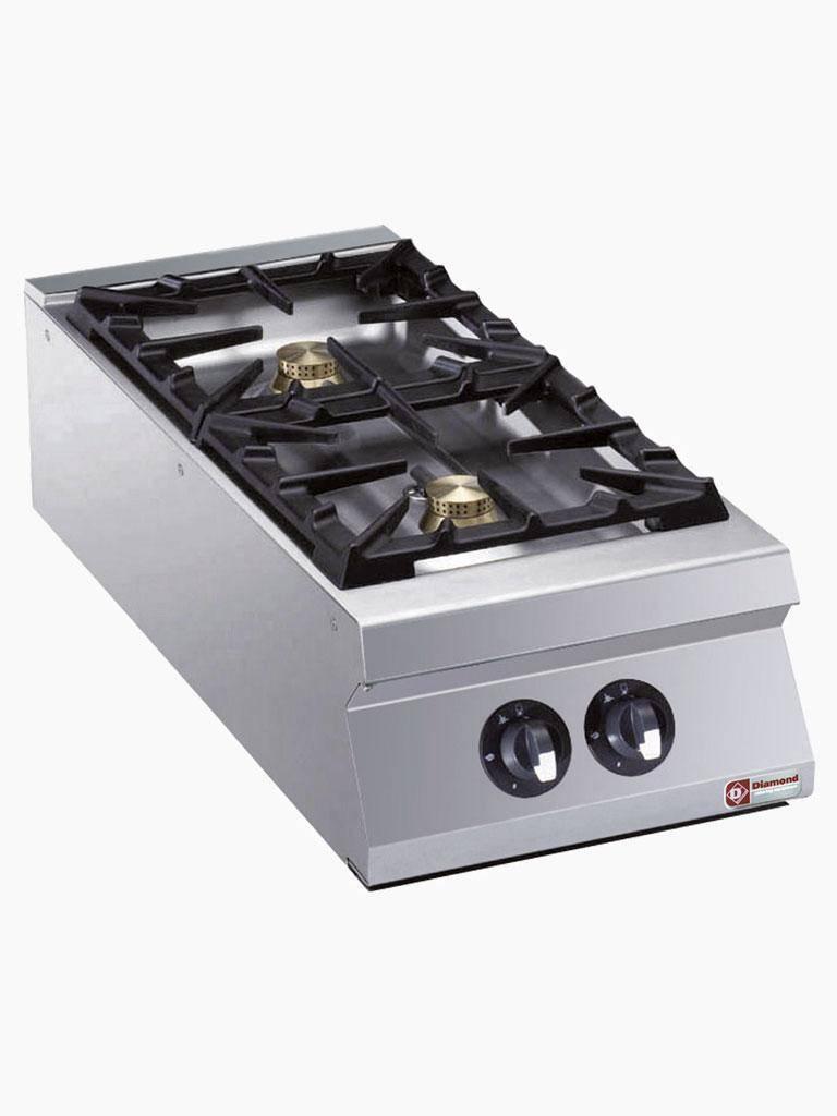 Cuisinière à gaz - Ligne 2200 - 2 brûleurs - Diamant - G22/2B4TPW-N