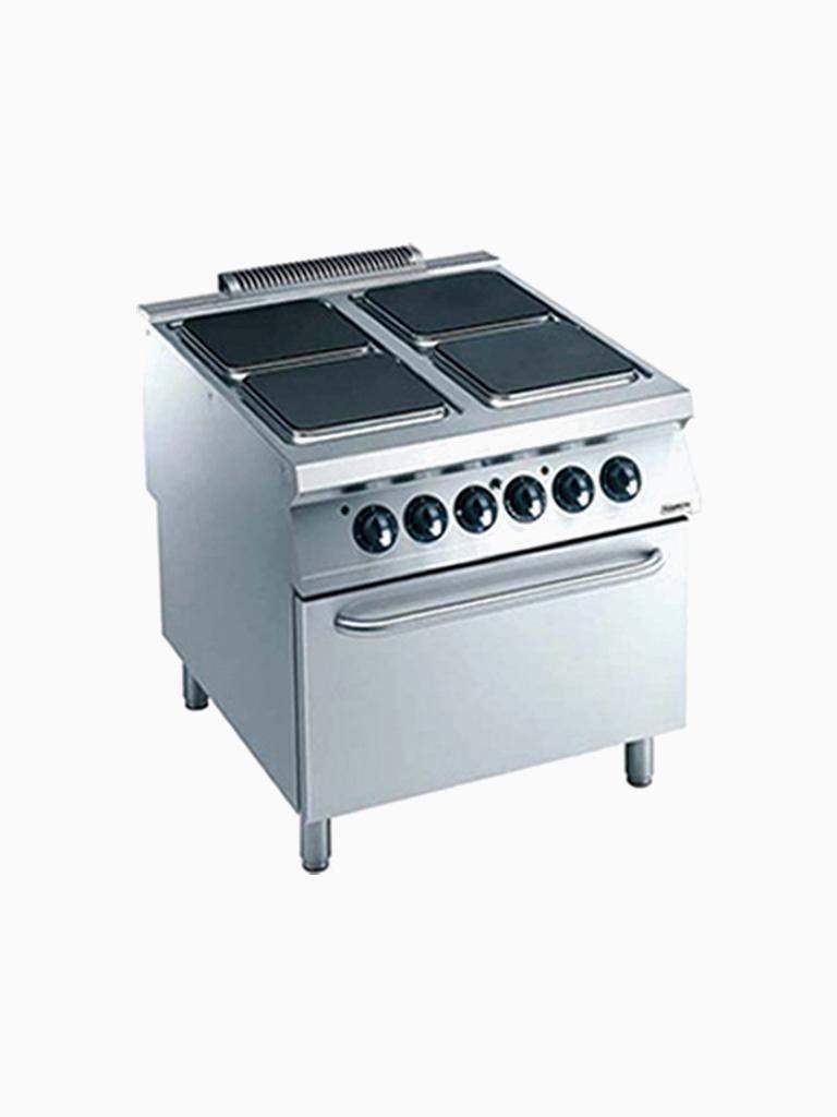 Cuisinière - Electrique - Avec four - 4 Plaques - Diamant - E22/4PQF8-N