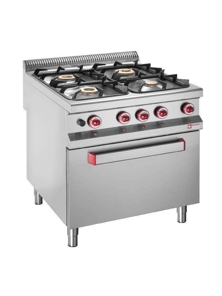 Cuisinière à gaz - Four à gaz - 4 Foyers - Diamant - G9/4BF8