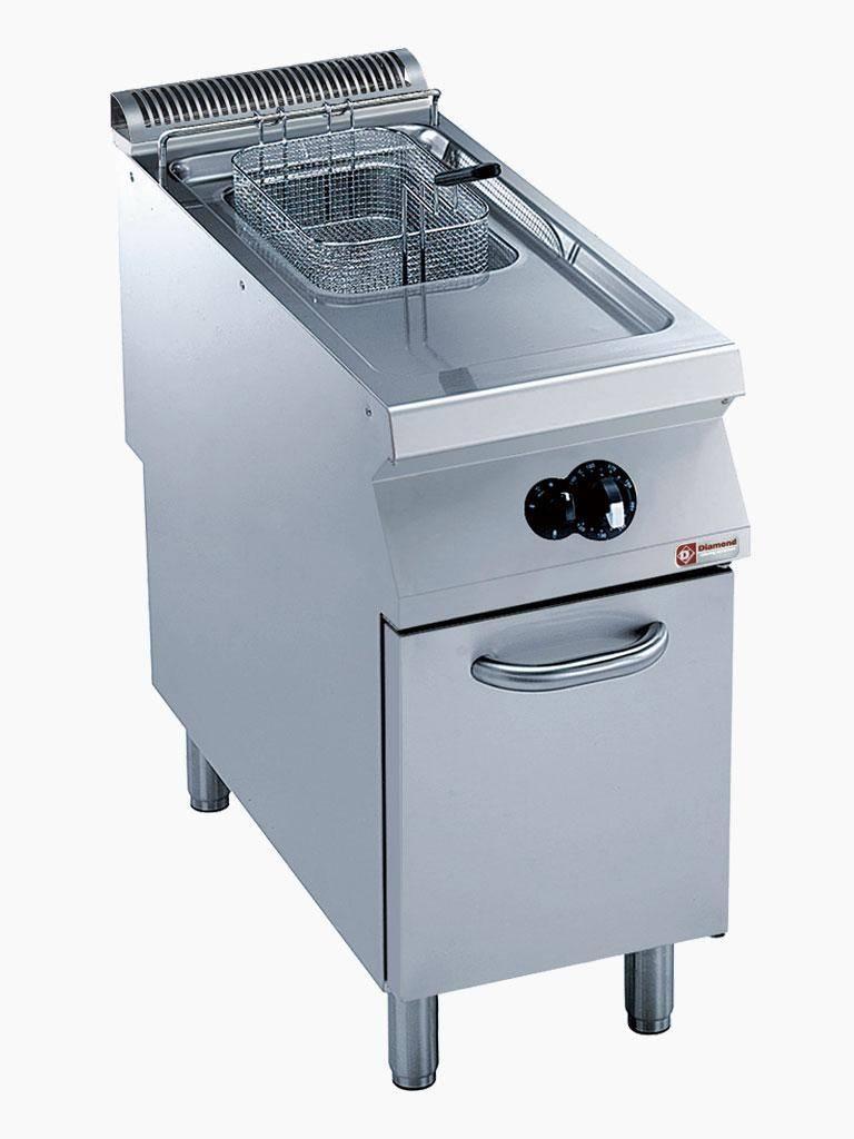 Friteuse - Ligne 2200 - Gaz - 15 Litres - H 92 x 40 x 90 CM - Diamant - G22/F15A4-N