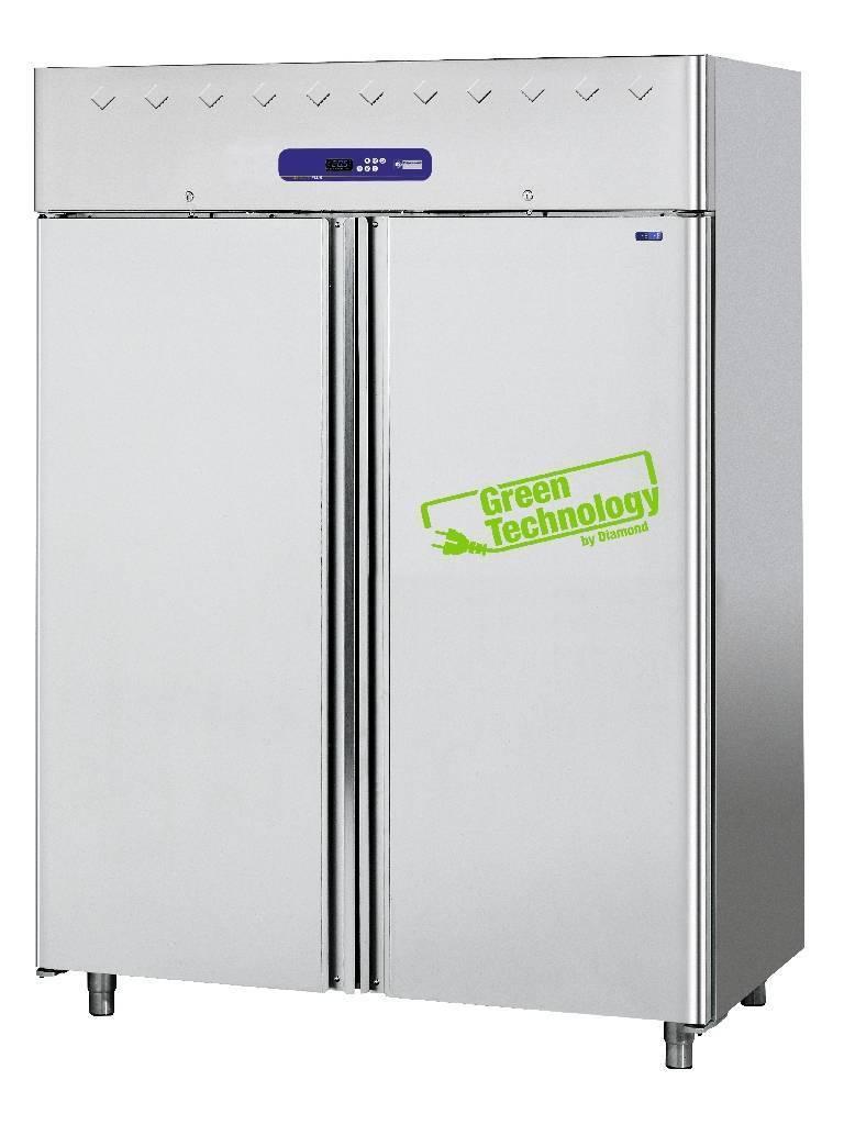 Congélateur traiteur - 1400 Litres - 2 Portes - 2/1 GN - H 202,5 x 154 x 82 CM - Inox - Diamant - AD2B/H2-R2