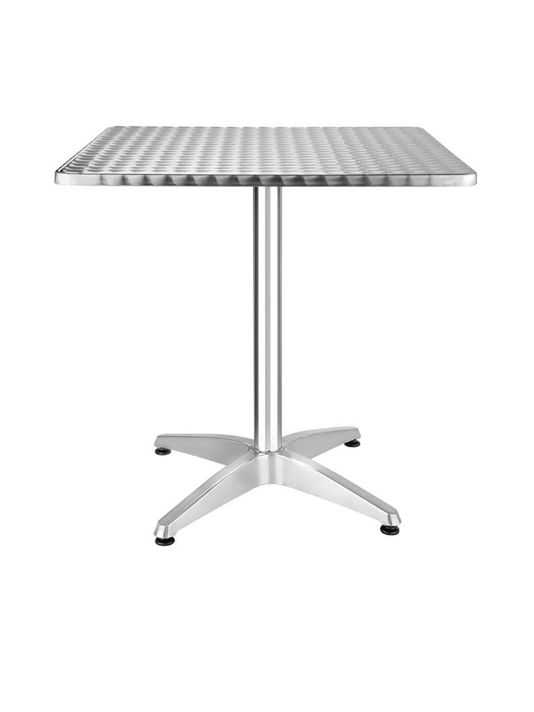 Table - H 72 x 70 x 70 CM - Inox/Aluminium - Bolero - CG834