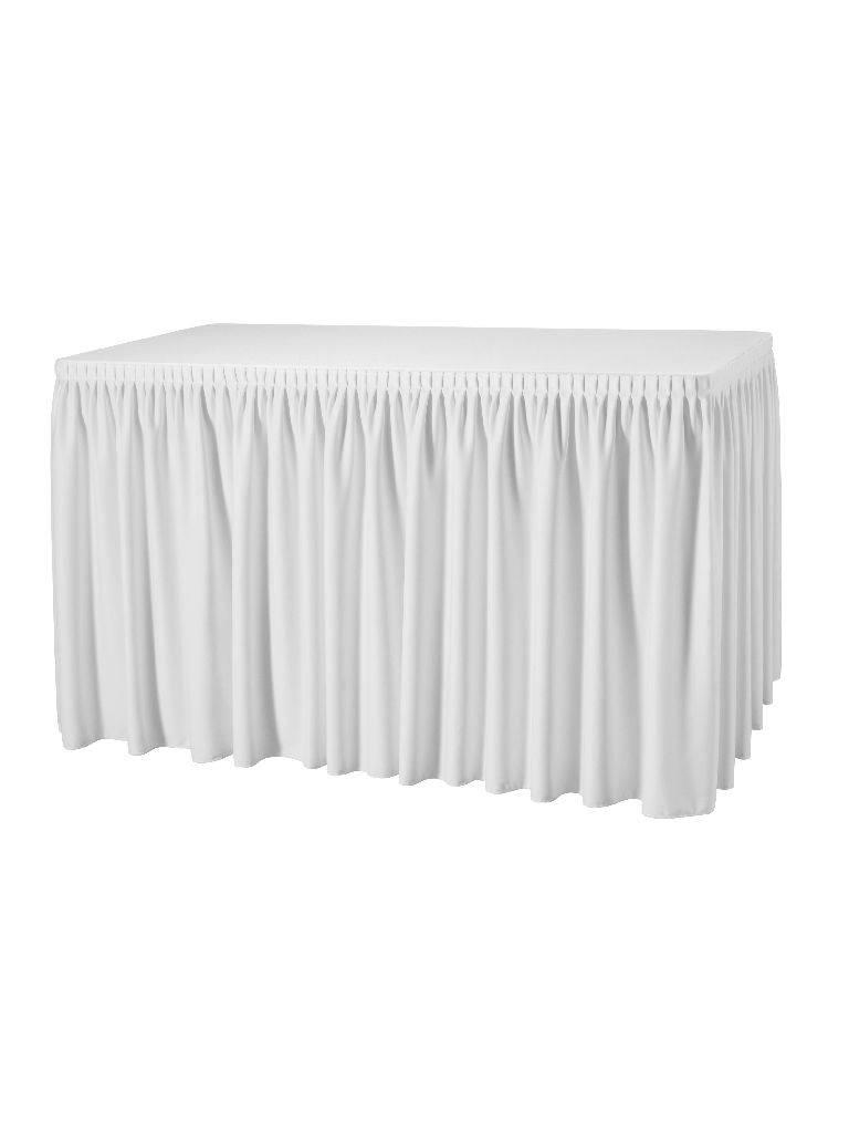 Jupe combi - Plissée - Blanc - 183 x 76 x 73 CM - Dena - 225205