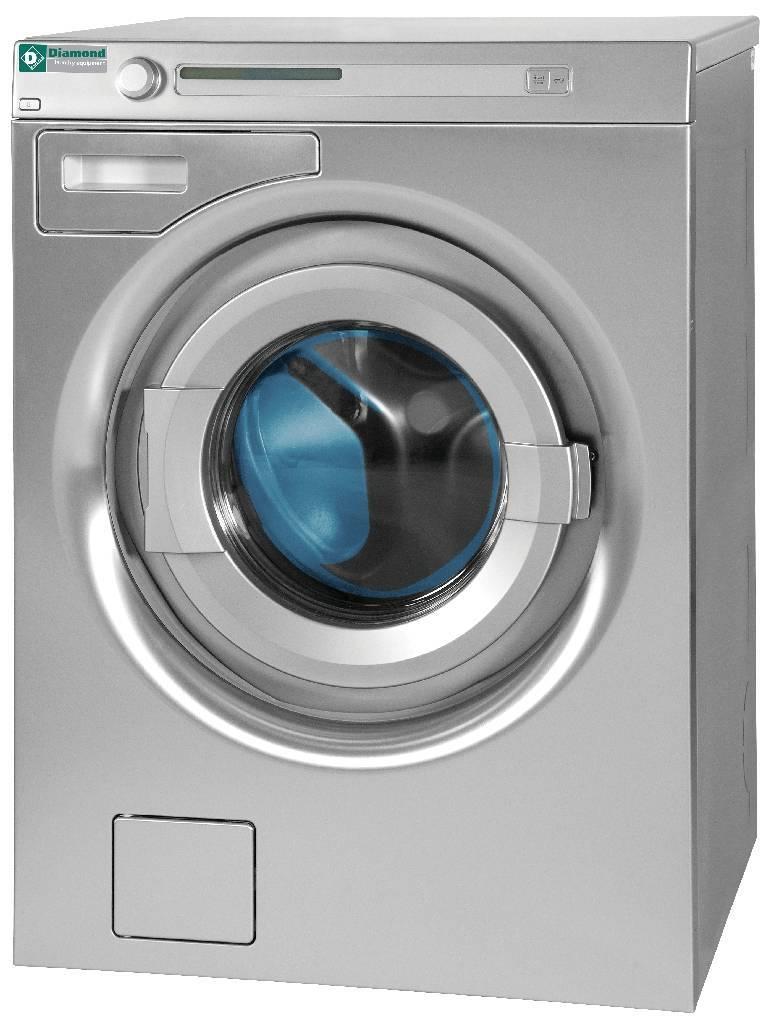 Lave-centrifugeuse - 8 KG - Inox - Pompe de vidange - Diamant - ML80-PU
