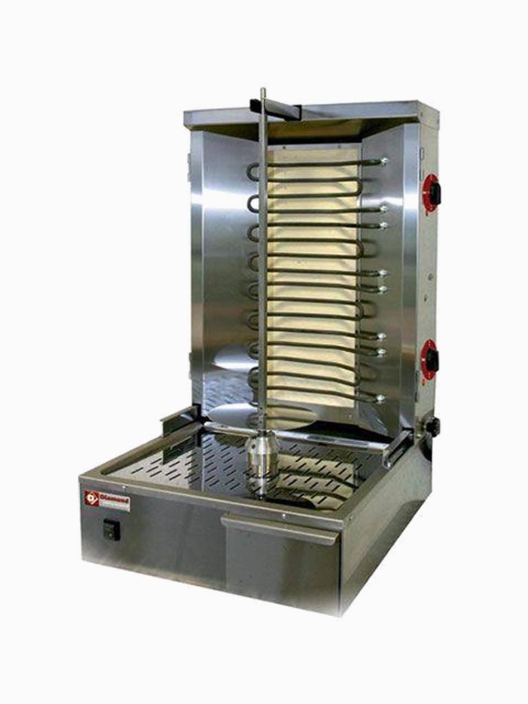 Gril gyros - Electrique - 35 KG - 5.8kW - Diamant - KEB-E60