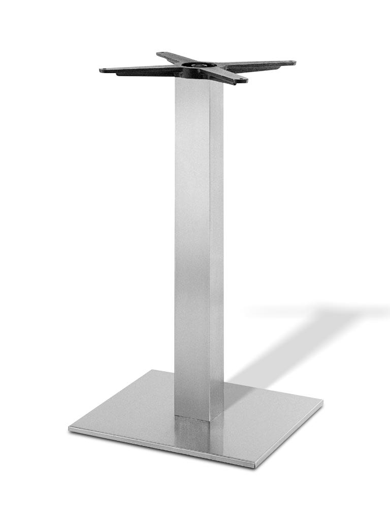Base de table / Pied de table - Acier inoxydable - Carré - G-Line