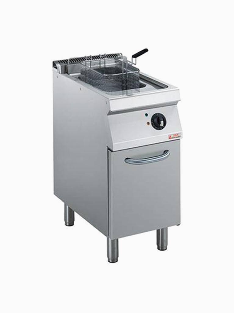 Friteuse - 14 Litre - Electrique - Robinet de vidange - Socle - Diamant - E17/F14A4-N