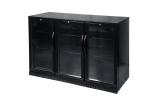 Réfrigérateur bar - 254 litres - 3 portes - porte vitrée - ventilé - noir - G-Line HW-146876 €599.00 Vitrine à boisson