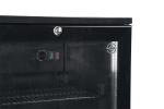 Réfrigérateur bar - 254 litres - 3 portes - porte vitrée - ventilé - noir - G-Line HW-146876 €599.00 Vitrine à boisson