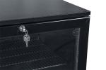 Réfrigérateur bar - 254 litres - 3 portes - porte vitrée - ventilé - noir - G-Line HW-146876 €599.00 Vitrine à boisson