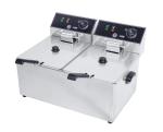Friteuse - électrique - modèle de table - 2 x 8 L - acier inoxydable - 2 x 230V - G-Line HW-147701 €189.00 Friteuses 230 volts