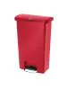 Poubelle à pédale - 50 Litres - Rouge - H 71,9 x 45,7 x 29,2 CM - Résine Polyéthylène - Rubbermaid - GL026