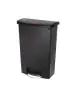 Poubelle à pédale - 90 Litre - Noir - H 82,6 x 57 x 35,3 CM - Résine polyéthylène - Rubbermaid - GL040