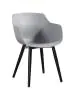 Chaise Alexia - Gris clair / Noir - Synthétique - G-Line
