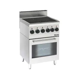 Cuisinière - 4 Foyers - Avec Four - Céramique - Bartscher - 132870