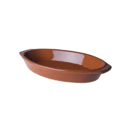 Plat à four - 24 x 14 CM - 10 Pièces - Marron - Tapas - Classico - 129846