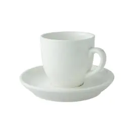 Tasse et soucoupe - 14 CL - Blanc - 12 pièces - Palmer - Robusta - 129280