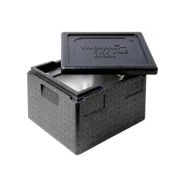 Thermobox - 1/2 GN - 23 litres - H 32 x 39 x 33 CM - Polypropylène - Noir - Thermo Future Box - 235104