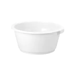 Poubelle de repos - H 23 CM - 0.888 KG - Ø49 CM - Polypropylène - Blanc - 30 Litre - Denox - 600043