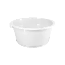 Corbeille de repos - H 25 CM - 1.09 KG - Ø53.5 CM - Polypropylène - Blanc - 35 Litres - Denox - 600044