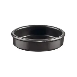 Cocotte - H 3 CM - 0,15 KG - Ø11,5 CM - Faïence - Noir - 0,175 Litre - Regas - 540001