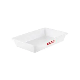 Poubelle de repos - H 8 x 43,5 x 28,5 CM - 0,459 KG - Polyéthylène - Blanc - 5 litres - Araven - 962005