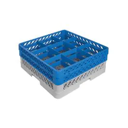 Corbeille à verres sur pied - H 18 x 50 x 50 CM - 0,01 KG - Polypropylène - Corbeille à verres sur pied - CaterRacks - CR0922