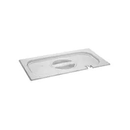 Couvercle Gastronorm - 1/3 GN - 32,5 x 17,6 CM - Polycarbonate - Transparent - -100°C / +100°C - Avec emplacement pour cuillère - Caterchef - 953035