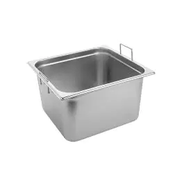 Bac gastronorme - 2/3 GN - 17 Litres - H 20 x 35.4 x 32.5 CM - inox - Caterchef - 953431