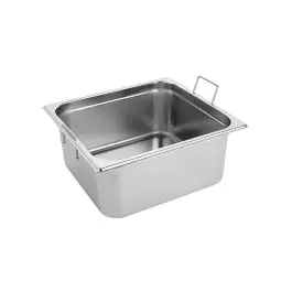 Bac gastronorme - 2/3 GN - 13 Litres - H 15 x 35.4 x 32.5 CM - inox - Caterchef - 953432
