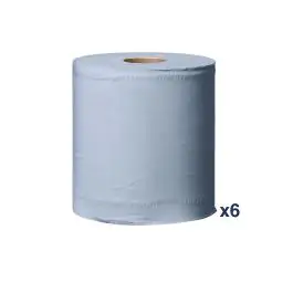 Rouleau essuie-mains - 6 pièces - Bleu - Papier - Tork - CL129