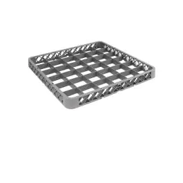 Panier lave-vaisselle rebord rapporté - 36 compartiments - H 4,5 x 50 x 50 CM - Vogue - F618