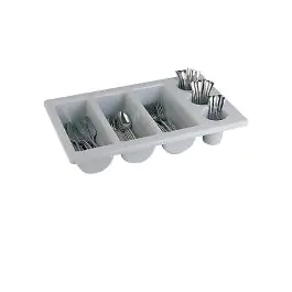 Range couverts - Blanc - H 10 x 32.5 x 53 CM - APS - CB675