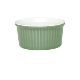 Ramequin - 14,5 CL - 12 pièces - Vert - Ø 9 x H 4,2 CM - Grès - Olympia - DC809