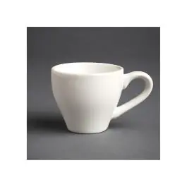 Tasse expresso - 10 CL - 12 pièces - Blanc - H 6 x 9,4 CM - Grès - Olympia - GK071