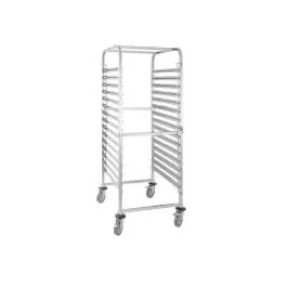 Regaalwagen - H 172 x 77 x 58,5 CM - Acier inoxydable - Vogue - GG499