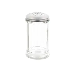 Sucrier - 0,34 Litre - Ø 7 x H 14 CM - Verre/Inox - Olympia - C235