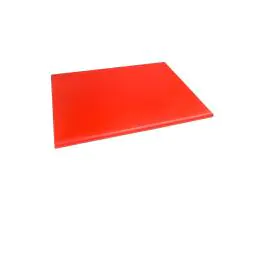 Planche à découper - HDPE - Rouge - H 2,5 x 60 x 45 CM - Polyéthylène Haute Densité - Hygiplas - J047