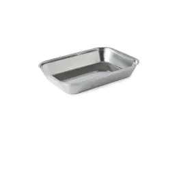 Bac à viande - H 5.5 x 32 x 23 CM - acier inoxydable - Gastro M - GN790