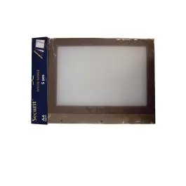 Chemise de menu à couverture supplémentaire - A4 - 5 pièces - Marron - H 32 x 26 x 0,1 CM - Plastique - Securit - H753