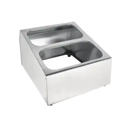 Bac gastronorme - H 35,5 x 35 x 42 CM - Inox - Vogue - CP541