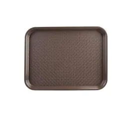 Plateau - Marron - H 2 x 34,5 x 26,5 CM - Polypropylène - Olympia - DP218