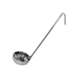 Cuillère de service - Fond plat - 11 CL - Ø 9 x 37,5 CM - Inox - Vogue - GG004