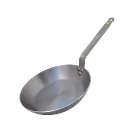 Poêle à frire - 0,7 Litre - Bleu - Ø 20 x H 4,5 x 4,5 CM - Acier bleu - De Buyer - DN896