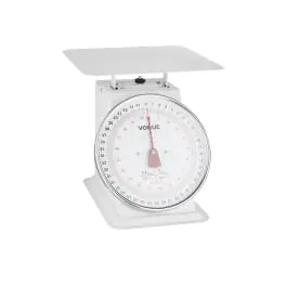 Balance Plate-Forme - Analogique - H 24,35 x 29,5 x 25,3 CM - Acier Inoxydable - Poste de Pesage - F175