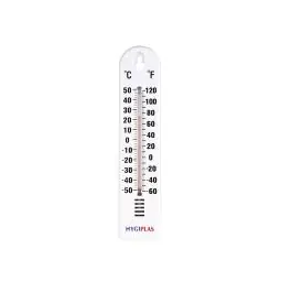 Thermomètre mural - Analogique - H 27 x 6 x 1,5 CM - Plastique - Hygiplas - J228