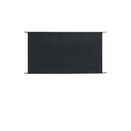 Tissu barrière - Noir - H 70 x 143 x 2 CM - Polyester - Bolero - CF137