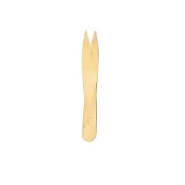 Fourchette à frites - Biodégradable - 1000 pièces - 9,5 CM - Bois de bouleau - Fiesta Green - CD901