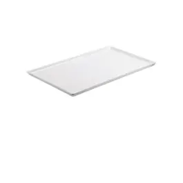 Plat - 1/2 GN - Blanc - H 3 x 32,5 x 26,5 CM - Mélamine - APS - GF076