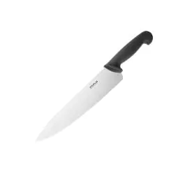 Couteau de Chef - Noir - H 5 x 3,5 x 3,3 x 38 CM - Inox - Hygiplas - C264